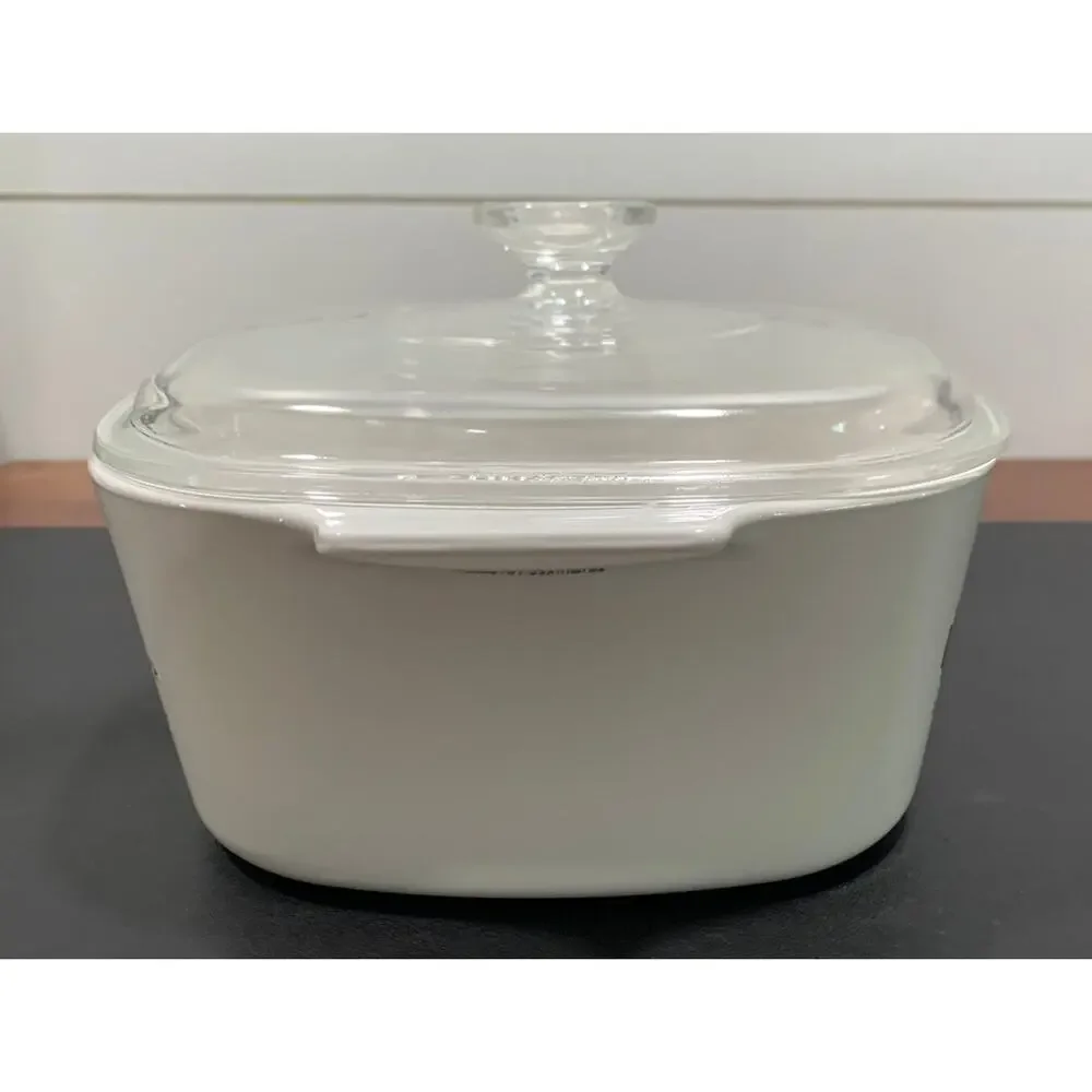 Vtg Pyrex 3 Qt L'Echalote La Marjolaine A-3-B Casserole Dish Spice of Life & Lid